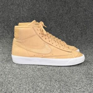Nike‎ Blazer Mid Premium Sneakers Women's 10 Vachetta Tan Leather Retro Athletic